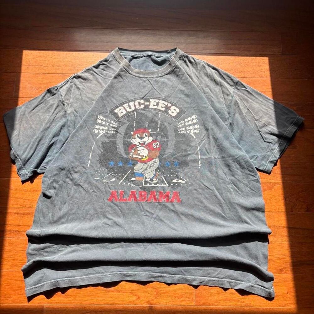 Bucees Men's Grey Alabama Football T-shirt
